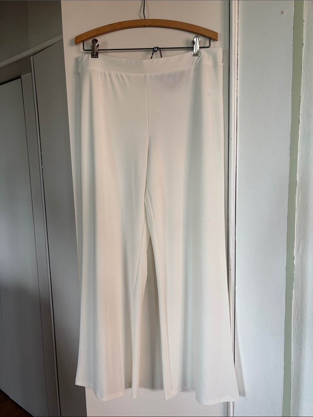 [Franne Golde] Portofino Ivory Wide Leg Pants